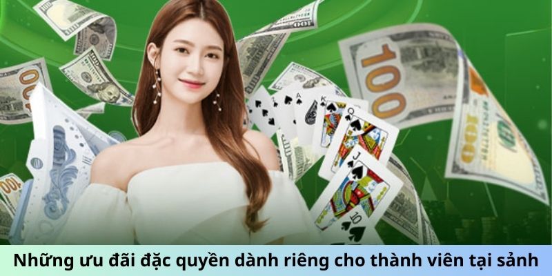 Những ưu đãi đặc quyền dành riêng cho thành viên tại sảnh